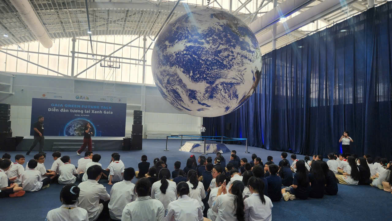 Học sinh Hermann Gmeiner Hà Nội tham gia Triển lãm “Gaia – Kỷ niệm 80 năm Liên Hợp Quốc và Việt Nam